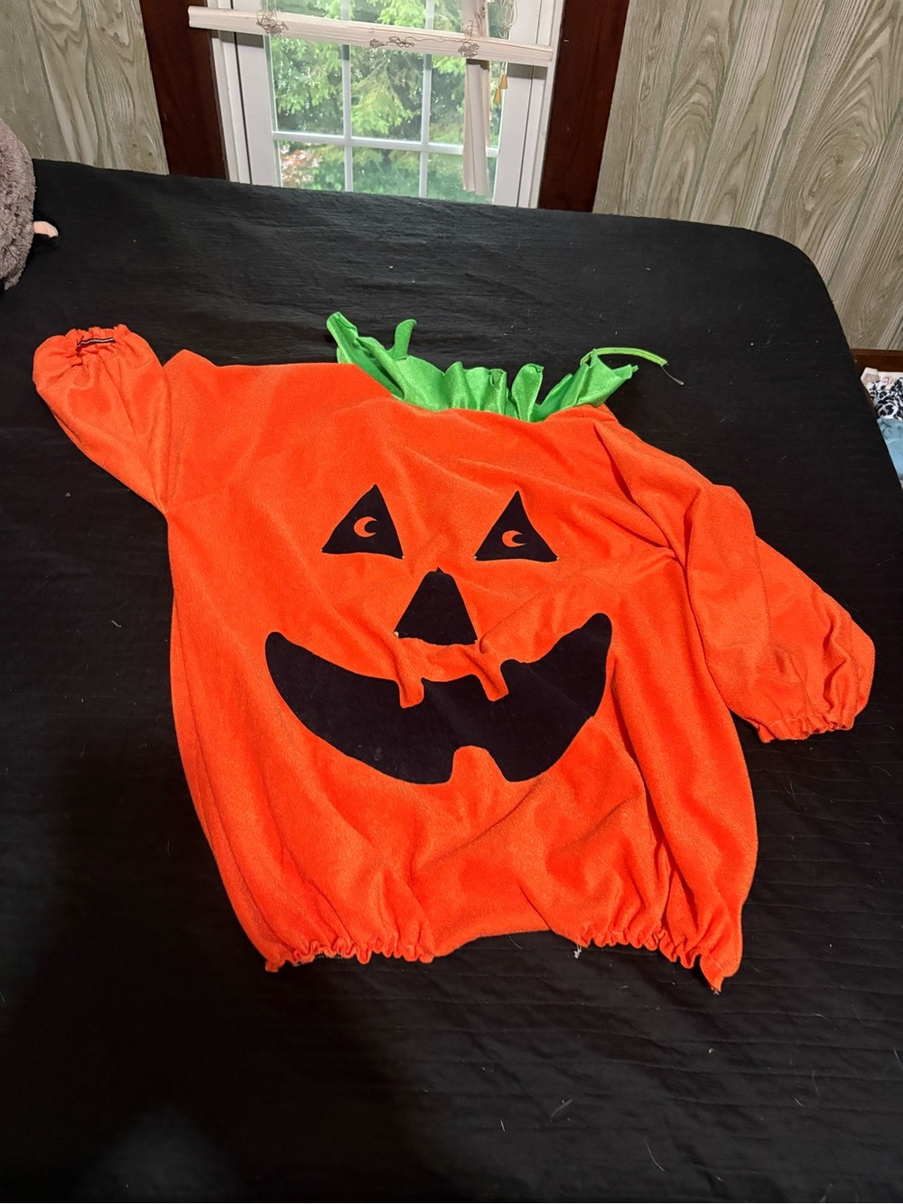 Kids Pumpkin Halloween Costume Shirt - Orange
